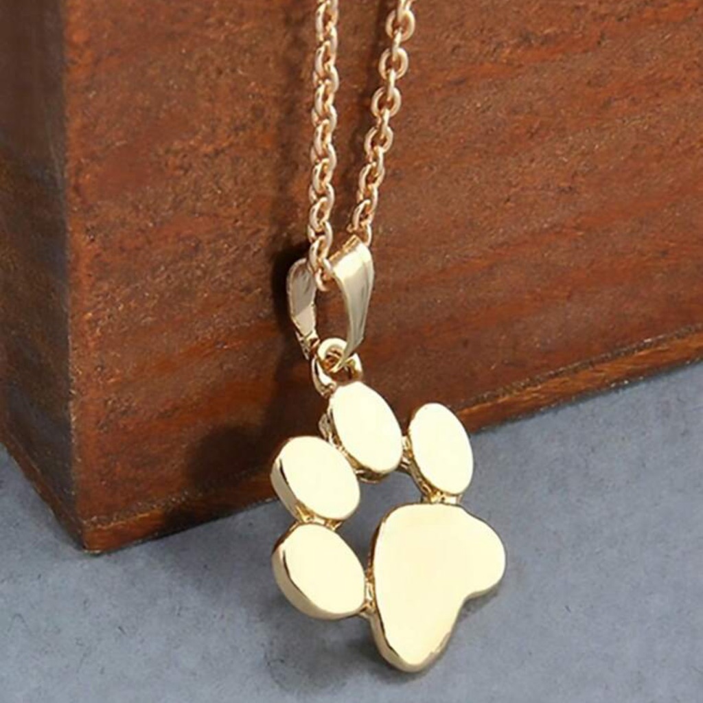 Dog Paw Print Necklace